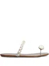 Pedro Garcia Pipa Flats In White Satin