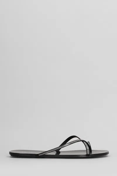 Pedro Garcia Pretty Flats In Black Leather