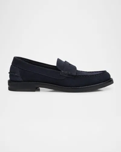 Pedro Garcia Sabela Suede Penny Loafers