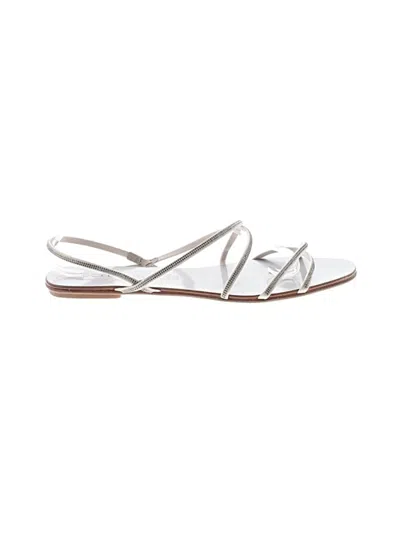 Pre-owned Pedro Garcia Sandals In Gray
