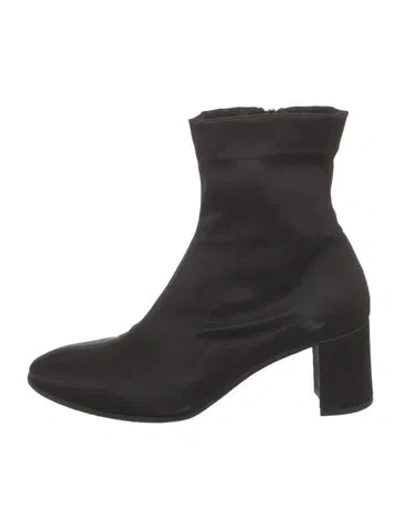 Pre-owned Pedro Garcia Satin Sock Boots In Multi