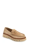 Pedro Garcia Sebas Suede Chunky Penny Loafers