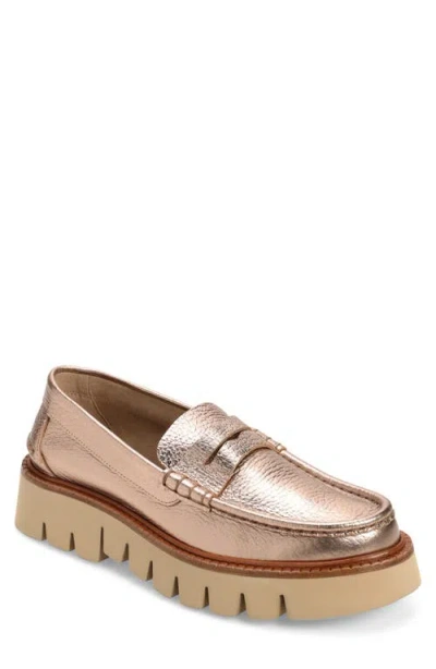 PEDRO GARCIA PEDRO GARCIA SEBAS LUG METALLIC PENNY LOAFER