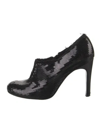 Pre-owned Pedro Garcia Sequins Pumps In Black