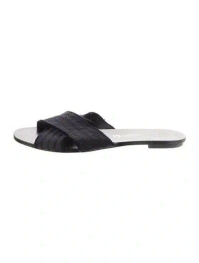 Pre-owned Pedro Garcia Slides In Blue