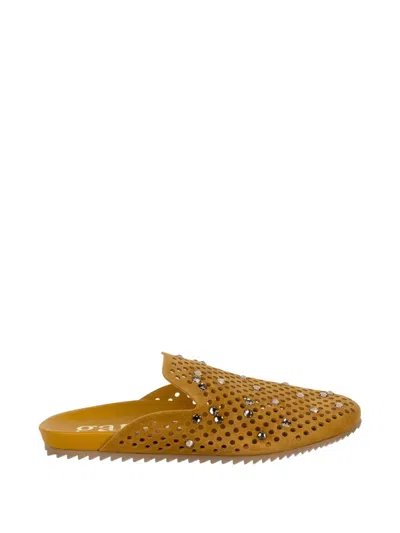 Pedro Garcia Studded Sandals In Yellow
