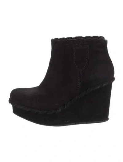 Pre-owned Pedro Garcia Suede Boots In Black
