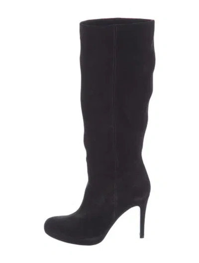 Pre-owned Pedro Garcia Suede Boots In Black