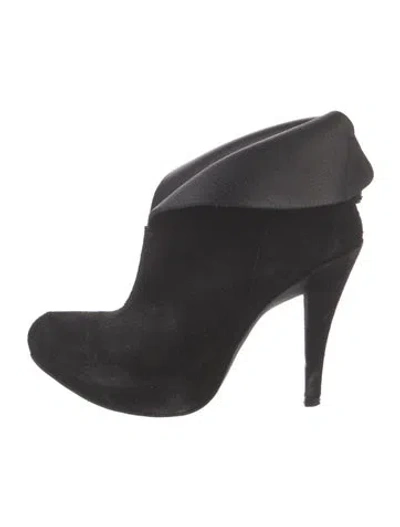 Pre-owned Pedro Garcia Suede Boots In Black