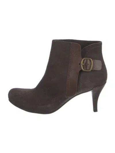 Pre-owned Pedro Garcia Suede Boots In Brown