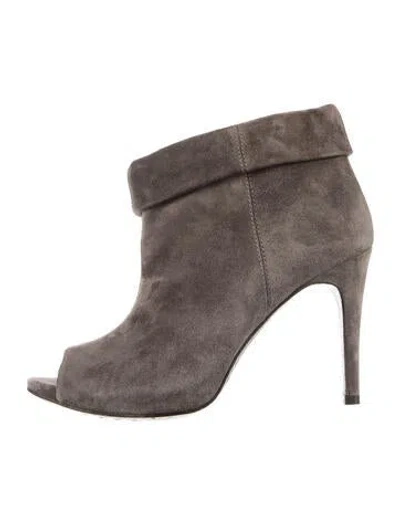Pre-owned Pedro Garcia Suede Boots In Grey