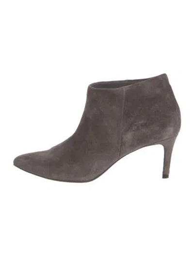 Pre-owned Pedro Garcia Suede Boots In Grey