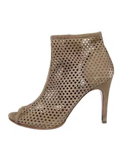 Pre-owned Pedro Garcia Suede Boots In Neutrals