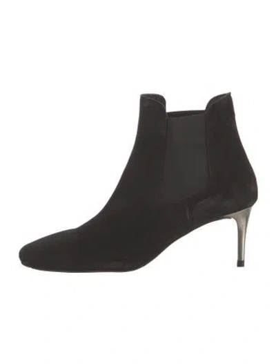 Pre-owned Pedro Garcia Suede Chelsea Boots In Black
