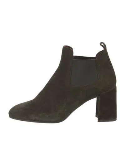 Pre-owned Pedro Garcia Suede Chelsea Boots In Black