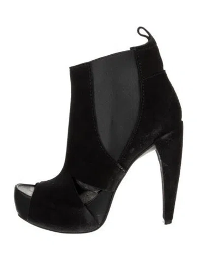 Pre-owned Pedro Garcia Suede Chelsea Boots In Black