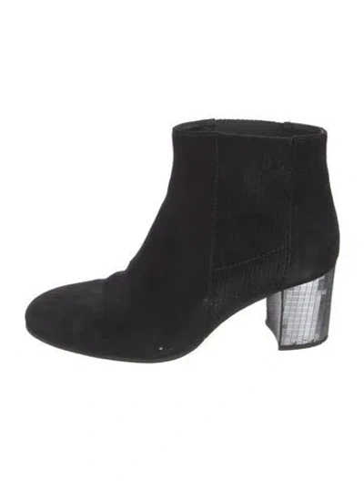 Pre-owned Pedro Garcia Suede Chelsea Boots In Black