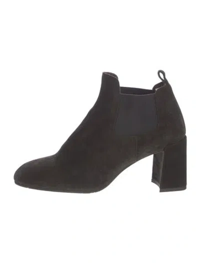 Pre-owned Pedro Garcia Suede Chelsea Boots In Green