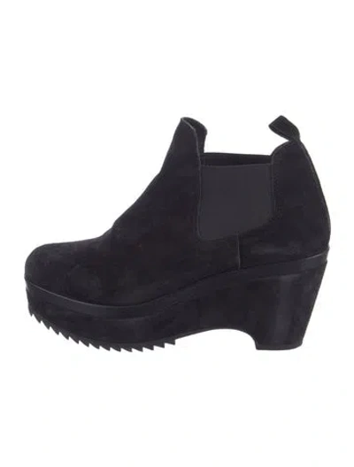 Pre-owned Pedro Garcia Suede Chelsea Boots In Multi