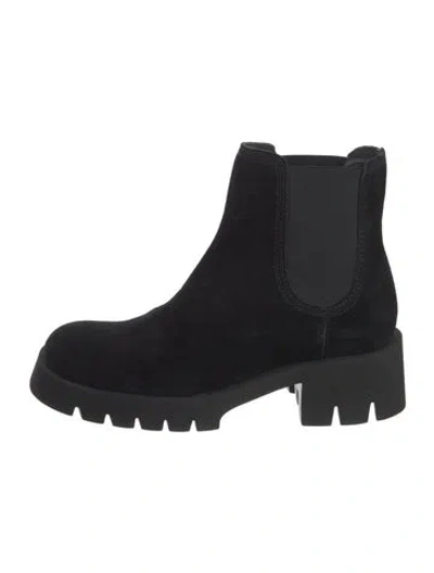 Pre-owned Pedro Garcia Suede Chelsea Boots W/ Tags In Black