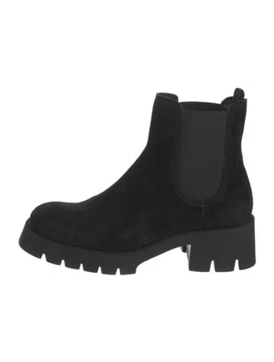 Pre-owned Pedro Garcia Suede Chelsea Boots W/ Tags In Black