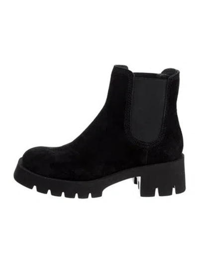 Pre-owned Pedro Garcia Suede Chelsea Boots W/ Tags In Black