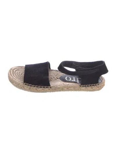Pre-owned Pedro Garcia Suede Espadrilles In Blue