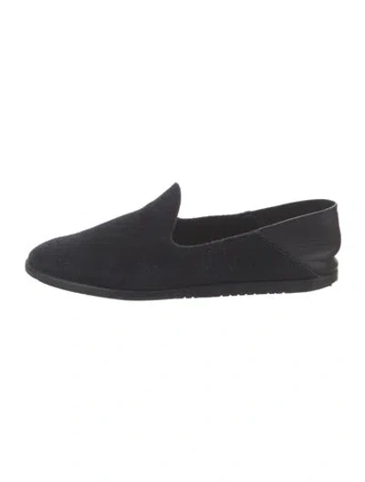Pre-owned Pedro Garcia Suede Loafers In Black