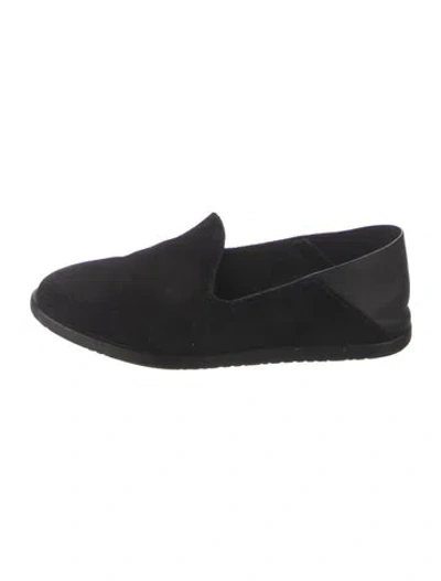 Pre-owned Pedro Garcia Suede Loafers In Black
