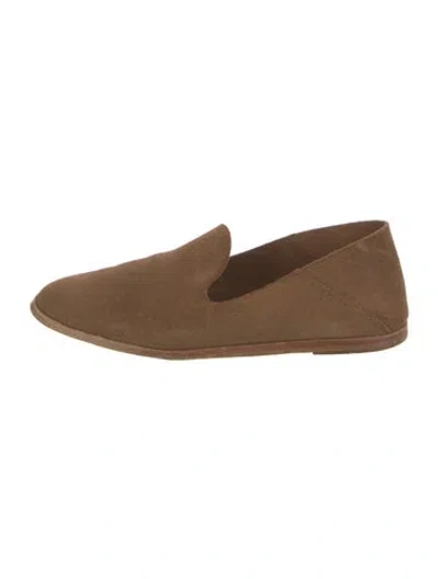 Pre-owned Pedro Garcia Suede Loafers In Brown