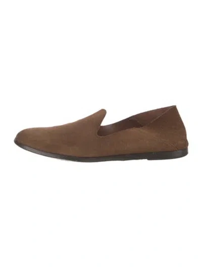 Pre-owned Pedro Garcia Suede Loafers In Brown