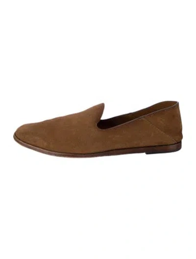Pre-owned Pedro Garcia Suede Loafers In Brown