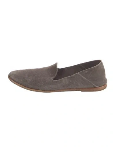 Pre-owned Pedro Garcia Suede Loafers In Grey