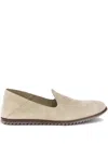 Pedro Garcia Suede Loafers In Neutral