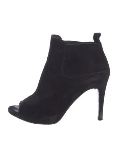 Pre-owned Pedro Garcia Suede Mules In Black