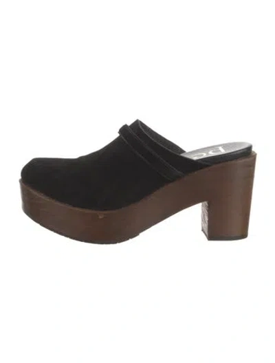 Pre-owned Pedro Garcia Suede Mules In Brown