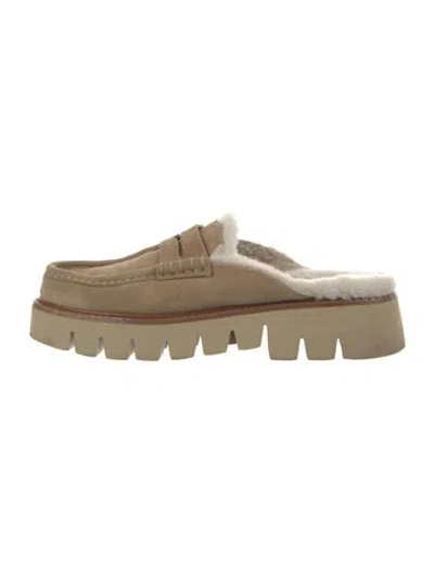 Pre-owned Pedro Garcia Suede Mules In Multi