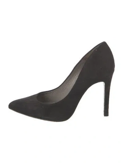 Pre-owned Pedro Garcia Suede Pumps In Black