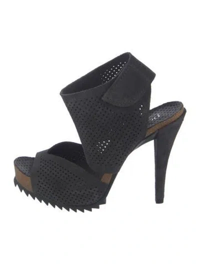 Pre-owned Pedro Garcia Suede Pumps In Blue