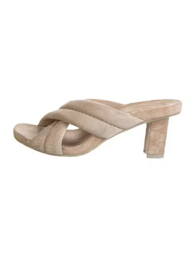 Pre-owned Pedro Garcia Suede Sandals In Multicolor