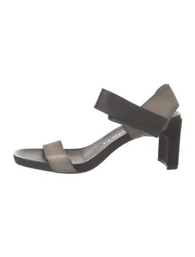 Pre-owned Pedro Garcia Suede Sandals In Neutral