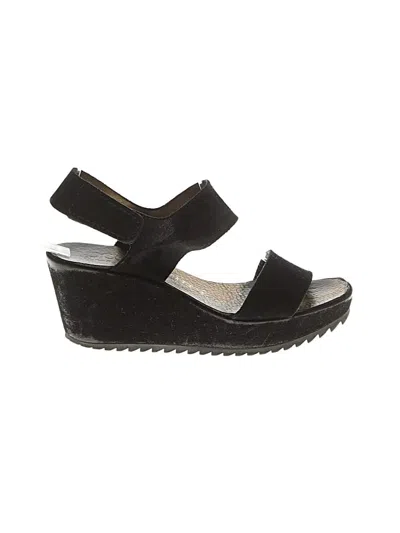 Pre-owned Pedro Garcia Wedges In Black