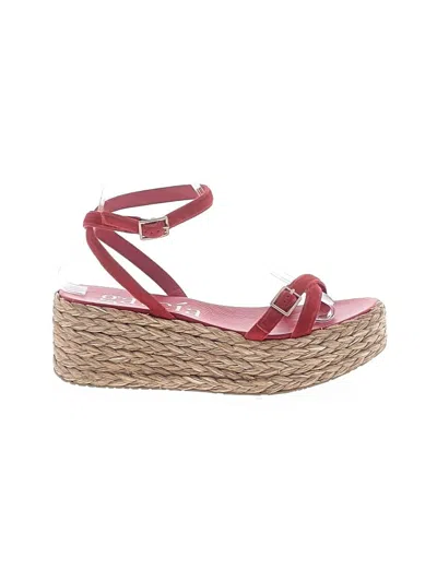 Pre-owned Pedro Garcia Wedges In Red