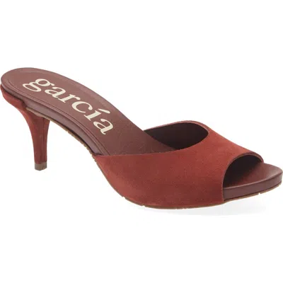Pedro Garcia Welch Slide Sandal In Burgundy