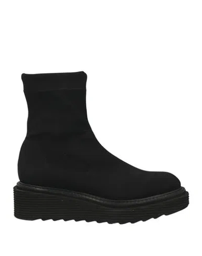 Pedro Garcia Pedro García Woman Ankle Boots Black Size 8 Textile Fibers
