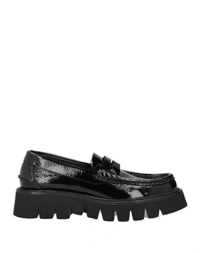 Pedro Garcia Pedro García Woman Loafers Black Size 8 Leather
