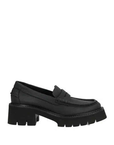 Pedro Garcia Pedro García Woman Loafers Black Size 8 Leather