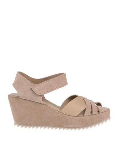 Pedro Garcia Pedro García Woman Sandals Beige Size 12 Cow Leather