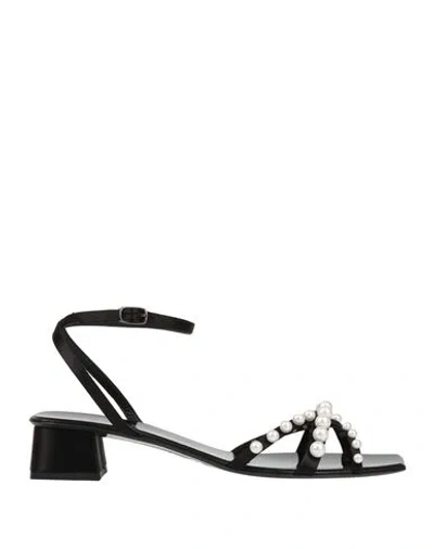 Pedro Garcia Pedro García Woman Sandals Black Size 10.5 Leather