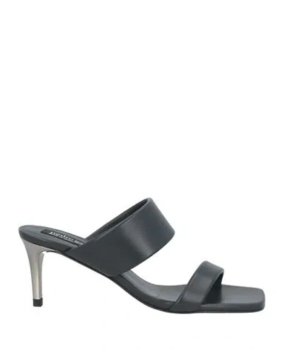 Pedro Garcia Pedro García Woman Sandals Black Size 7 Leather